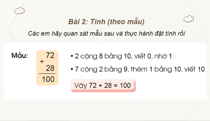 Giáo án điện tử Toán lớp 2 Luyện tập (tiếp theo) trang 64 | PPT Toán lớp 2 Cánh diều