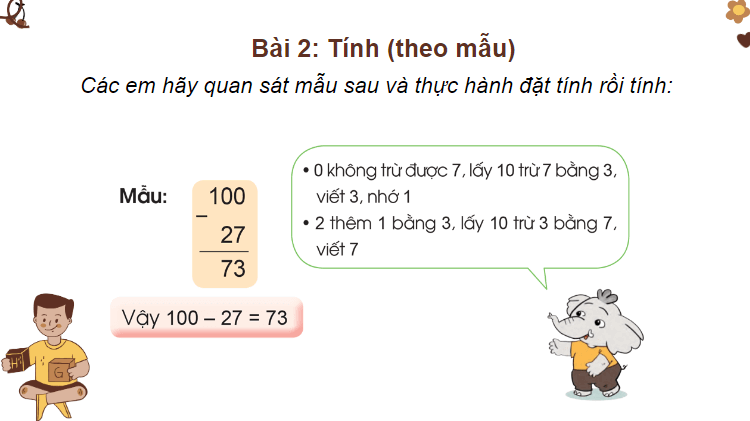 Giáo án điện tử Toán lớp 2 Luyện tập (tiếp theo) trang 72 | PPT Toán lớp 2 Cánh diều