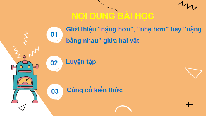 Giáo án điện tử Toán lớp 2 Nặng hơn, nhẹ hơn | PPT Toán lớp 2 Chân trời sáng tạo