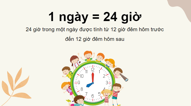 Giáo án điện tử Toán lớp 2 Ngày – Giờ | PPT Toán lớp 2 Cánh diều