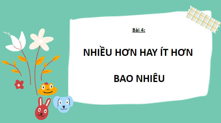 Giáo án điện tử Toán lớp 2 Nhiều hơn hay ít hơn bao nhiêu | PPT Toán lớp 2 Chân trời sáng tạo