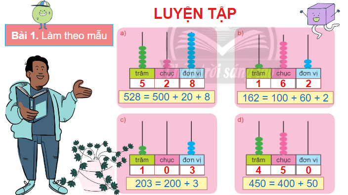 Giáo án điện tử Toán lớp 2 Ôn tập các số trong phạm vi 1000 | PPT Toán lớp 2 Chân trời sáng tạo