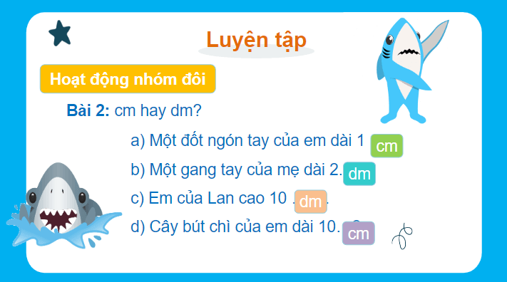 Giáo án điện tử Toán lớp 2 Ôn tập hình học và đo lường trang 125 | PPT Toán lớp 2 Chân trời sáng tạo