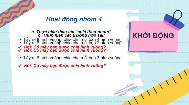 Giáo án điện tử Toán lớp 2 Phép chia | PPT Toán lớp 2 Cánh diều