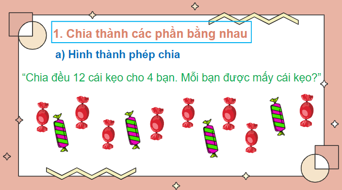 Giáo án điện tử Toán lớp 2 Phép chia | PPT Toán lớp 2 Chân trời sáng tạo