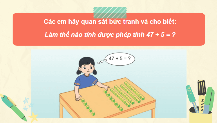 Giáo án điện tử Toán lớp 2 Phép cộng (có nhớ) trong phạm vi 100 (tiếp theo) | PPT Toán lớp 2 Cánh diều