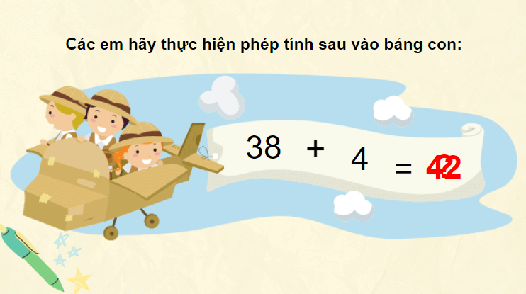 Giáo án điện tử Toán lớp 2 Phép cộng (có nhớ) trong phạm vi 100 (tiếp theo) | PPT Toán lớp 2 Cánh diều