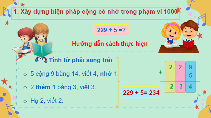 Giáo án điện tử Toán lớp 2 Phép cộng có nhớ trong phạm vi 1000 | PPT Toán lớp 2 Chân trời sáng tạo