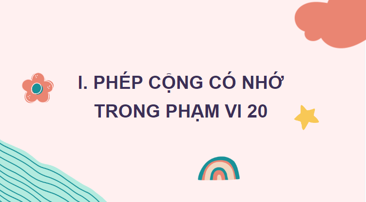 Giáo án điện tử Toán lớp 2 Phép cộng (có nhớ) trong phạm vi 20 | PPT Toán lớp 2 Cánh diều