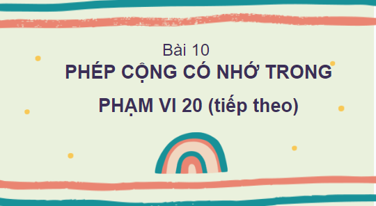 Giáo án điện tử Toán lớp 2 Phép cộng (có nhớ) trong phạm vi 20 (tiếp theo) | PPT Toán lớp 2 Cánh diều