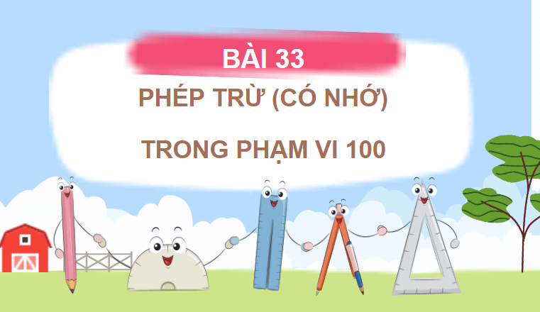 Giáo án điện tử Toán lớp 2 Phép trừ (có nhớ) trong phạm vi 100 | PPT Toán lớp 2 Cánh diều