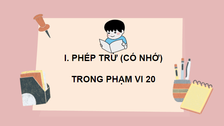 Giáo án điện tử Toán lớp 2 Phép trừ (có nhớ) trong phạm vi 20 (tiếp theo) | PPT Toán lớp 2 Cánh diều