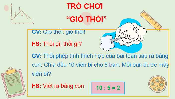 Giáo án điện tử Toán lớp 2 Số bị chia - Số chia - Thương | PPT Toán lớp 2 Chân trời sáng tạo