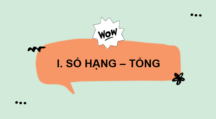 Giáo án điện tử Toán lớp 2 Số hạng - tổng | PPT Toán lớp 2 Cánh diều