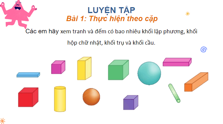 Giáo án điện tử Toán lớp 2 Thực hành lắp ghép, xếp hình khối | PPT Toán lớp 2 Cánh diều