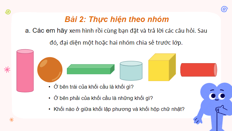 Giáo án điện tử Toán lớp 2 Thực hành lắp ghép, xếp hình khối | PPT Toán lớp 2 Cánh diều