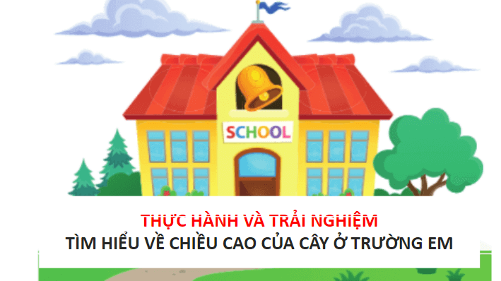 Giáo án điện tử Toán lớp 2 Thực hành và trải nghiệm: Tìm hiểu về chiều cao của cây ở trường em | PPT Toán lớp 2 Chân trời sáng tạo