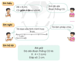 Giáo án Toán lớp 3 Giảm một số đi một số lần | Cánh diều (ảnh 2)