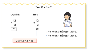 Giáo án Toán lớp 3 Nhân số có một chữ số | Cánh diều (ảnh 2)