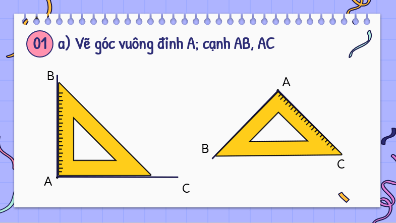 Giáo án điện tử Toán lớp 3 Bài 20: Thực hành vẽ góc vuông, vẽ đường tròn, hình vuông, hình chữ nhật và vẽ trang trí | PPT Toán lớp 3 Kết nối tri thức