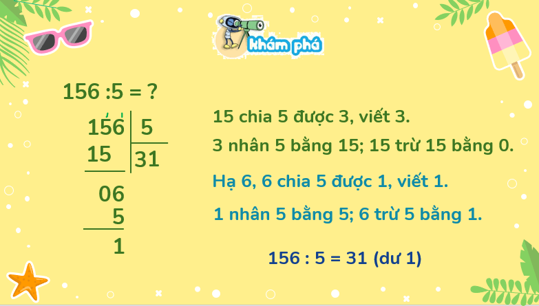 Giáo án điện tử Toán lớp 3 Bài 37: Chia số có ba chữ số cho số có một chữ số | PPT Toán lớp 3 Kết nối tri thức