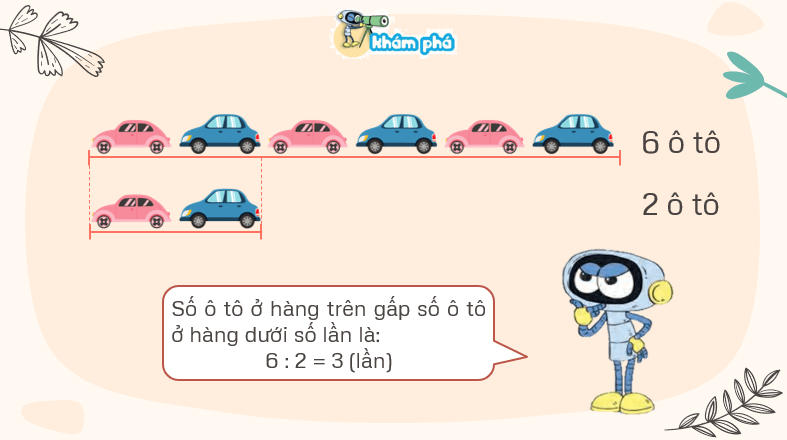 Giáo án điện tử Toán lớp 3 Bài 39: So sánh số lớn gấp mấy lần số bé | PPT Toán lớp 3 Kết nối tri thức