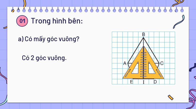 Giáo án điện tử Toán lớp 3 Bài 43: Ôn tập hình học và đo lường | PPT Toán lớp 3 Kết nối tri thức