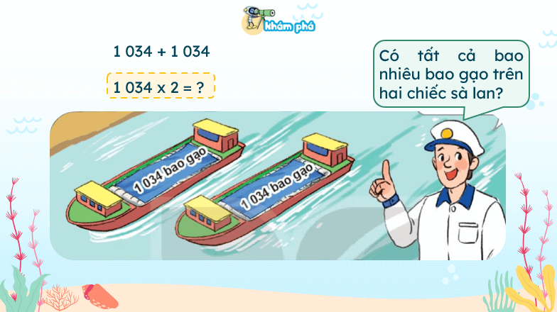 Giáo án điện tử Toán lớp 3 Bài 56: Nhân số có bốn chữ số với một số có một chữ số | PPT Toán lớp 3 Kết nối tri thức