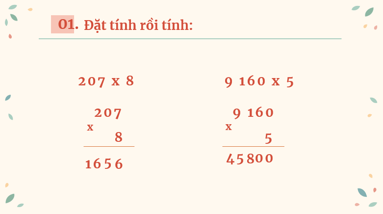 Giáo án điện tử Toán lớp 3 Bài 78: Ôn tập phép nhân, phép chia trong phạm vi 100000 | PPT Toán lớp 3 Kết nối tri thức