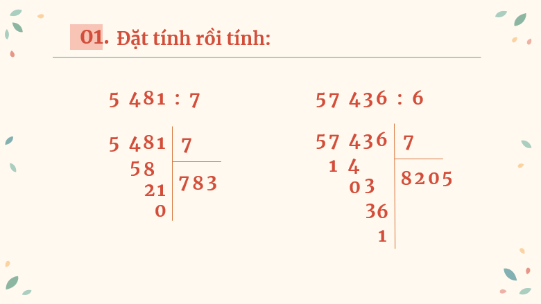 Giáo án điện tử Toán lớp 3 Bài 78: Ôn tập phép nhân, phép chia trong phạm vi 100000 | PPT Toán lớp 3 Kết nối tri thức