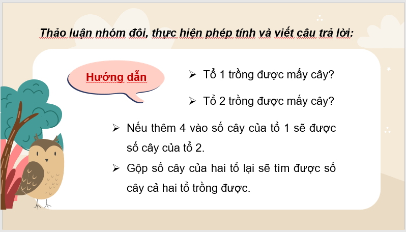 Giáo án điện tử Toán lớp 3 Bài toán giải bằng hai bước tính | PPT Toán lớp 3 Chân trời sáng tạo