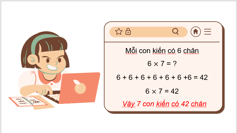 Giáo án điện tử Toán lớp 3 Bảng nhân 6 | PPT Toán lớp 3 Chân trời sáng tạo