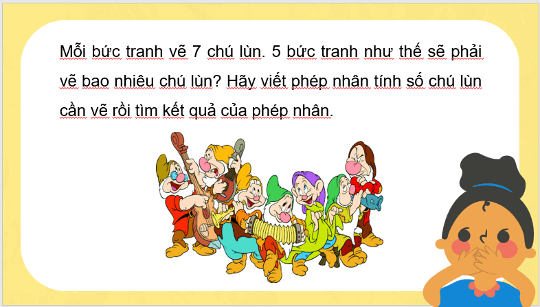 Giáo án điện tử Toán lớp 3 Bảng nhân 7 | PPT Toán lớp 3 Chân trời sáng tạo