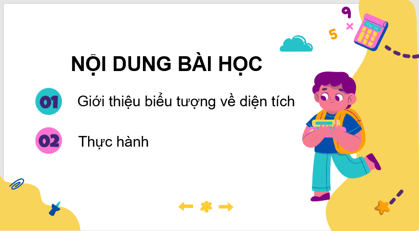 Giáo án điện tử Toán lớp 3 Diện tích của một hình | PPT Toán lớp 3 Chân trời sáng tạo