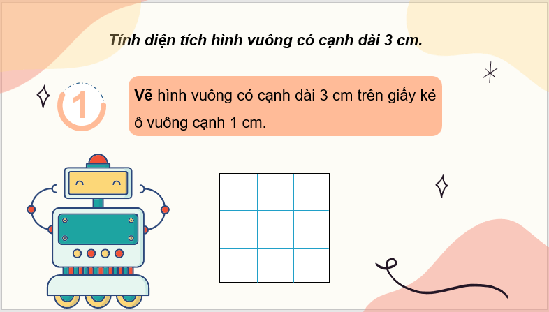 Giáo án điện tử Toán lớp 3 Diện tích hình vuông | PPT Toán lớp 3 Chân trời sáng tạo