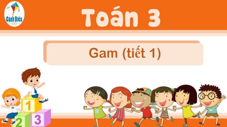 Giáo án điện tử Toán lớp 3 Gam | PPT Toán lớp 3 Cánh diều