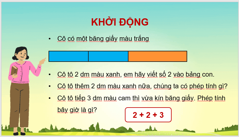 Giáo án điện tử Toán lớp 3 Làm quen với biểu thức | PPT Toán lớp 3 Chân trời sáng tạo