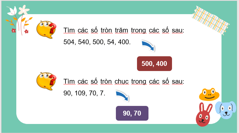 Giáo án điện tử Toán lớp 3 Làm tròn số | PPT Toán lớp 3 Chân trời sáng tạo