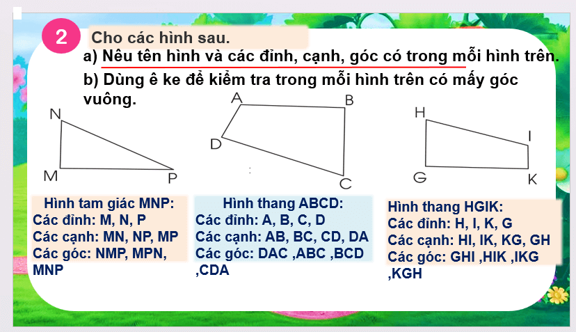 Giáo án điện tử Toán lớp 3 Ôn tập về hình học và đo lường trang 109 | PPT Toán lớp 3 Cánh diều