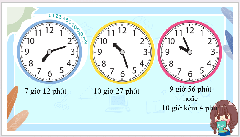 Giáo án điện tử Toán lớp 3 Thực hành xem đồng hồ (tiếp theo) | PPT Toán lớp 3 Cánh diều