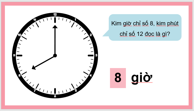 Giáo án điện tử Toán lớp 3 Xem đồng hồ | PPT Toán lớp 3 Chân trời sáng tạo