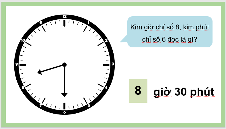 Giáo án điện tử Toán lớp 3 Xem đồng hồ | PPT Toán lớp 3 Chân trời sáng tạo