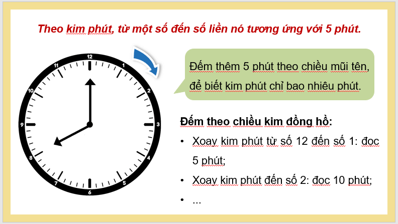 Giáo án điện tử Toán lớp 3 Xem đồng hồ | PPT Toán lớp 3 Chân trời sáng tạo