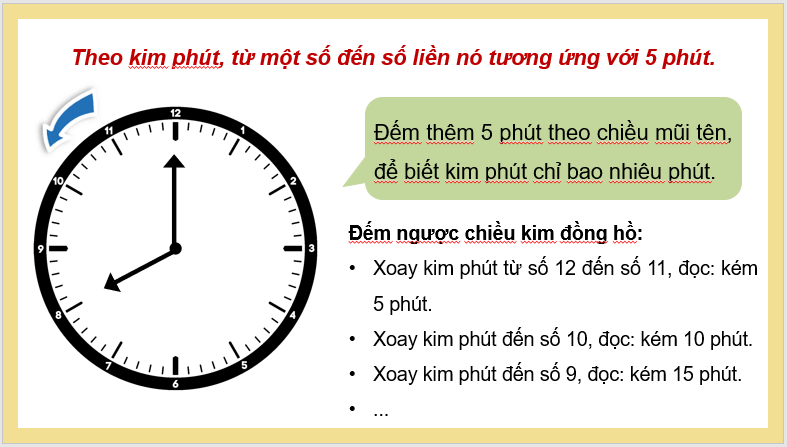 Giáo án điện tử Toán lớp 3 Xem đồng hồ | PPT Toán lớp 3 Chân trời sáng tạo