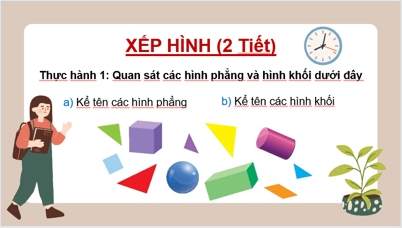 Giáo án điện tử Toán lớp 3 Xếp hình | PPT Toán lớp 3 Chân trời sáng tạo