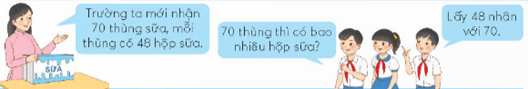 Giáo án Toán lớp 4 Bài 46: Nhân các số có tận cùng là chữ số 0 | Chân trời sáng tạo