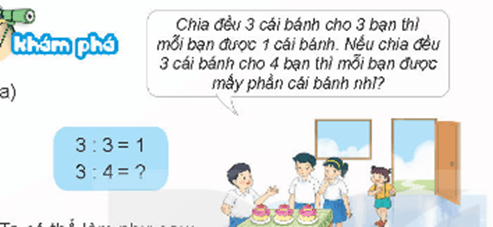 Giáo án Toán lớp 4 Bài 54: Phân số và phép chia số tự nhiên | Kết nối tri thức