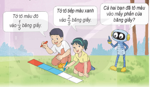 Giáo án Toán lớp 4 Bài 60: Phép cộng phân số | Kết nối tri thức