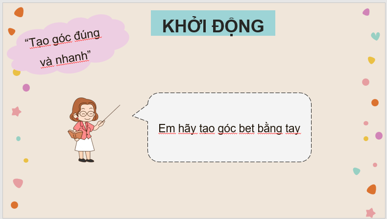 Giáo án điện tử Toán lớp 4 Bài 20: Đơn vị đo góc. Độ (°) | PPT Toán lớp 4 Cánh diều