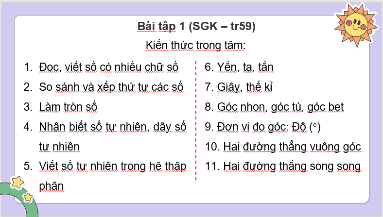 Giáo án điện tử Toán lớp 4 Bài 24: Em ôn lại những gì đã học | PPT Toán lớp 4 Cánh diều